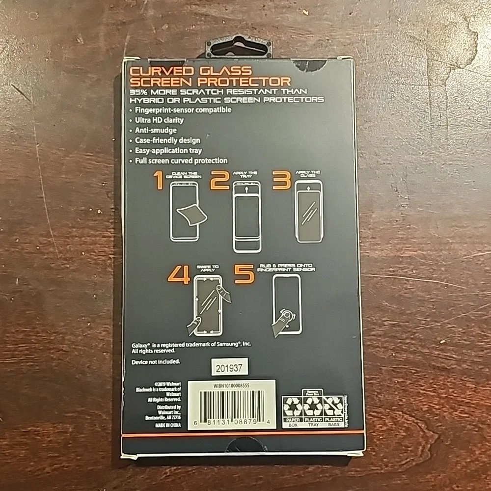 Samsung Galaxy Note 10 Curved glass screen protector